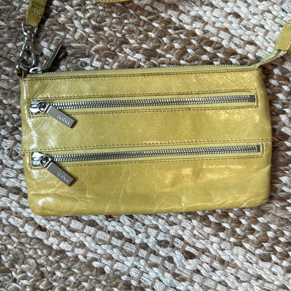 HOBO Citroen Green Mini Convertible Crossbody Purse